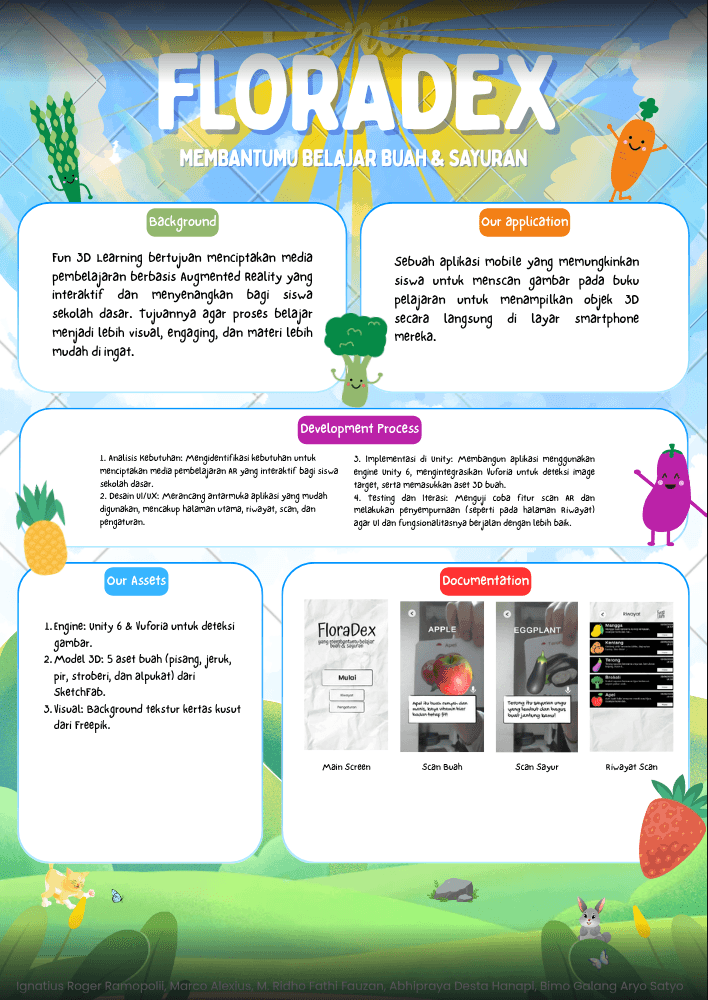 FloraDex — Fun 3D Learning